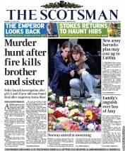 The Scotsman () Newspaper Front Page for 25 July 2011
