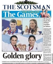 The Scotsman () Newspaper Front Page for 25 July 2014