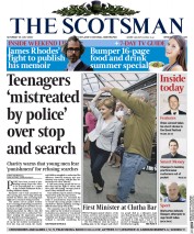 The Scotsman () Newspaper Front Page for 25 July 2015