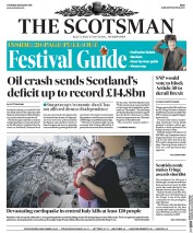 The Scotsman () Newspaper Front Page for 25 August 2016