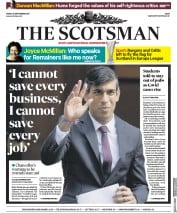 The Scotsman () Newspaper Front Page for 25 September 2020