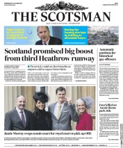 The Scotsman () Newspaper Front Page for 26 October 2016