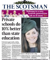 The Scotsman () Newspaper Front Page for 26 December 2013