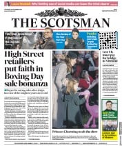 The Scotsman () Newspaper Front Page for 26 December 2019