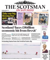 The Scotsman () Newspaper Front Page for 26 December 2020
