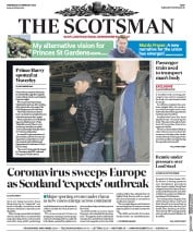 The Scotsman () Newspaper Front Page for 26 February 2020