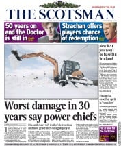 The Scotsman () Newspaper Front Page for 26 March 2013