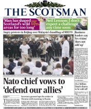 The Scotsman () Newspaper Front Page for 26 March 2014