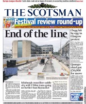 The Scotsman () Newspaper Front Page for 26 August 2011