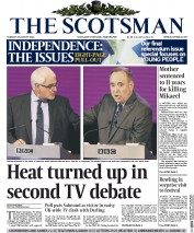 The Scotsman () Newspaper Front Page for 26 August 2014