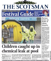 The Scotsman () Newspaper Front Page for 26 August 2015