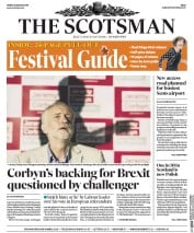 The Scotsman () Newspaper Front Page for 26 August 2016
