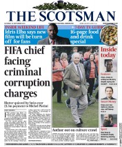 The Scotsman () Newspaper Front Page for 26 September 2015