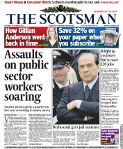 The Scotsman () Newspaper Front Page for 27 October 2012