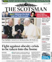 The Scotsman () Newspaper Front Page for 27 October 2017