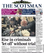 The Scotsman () Newspaper Front Page for 27 December 2013