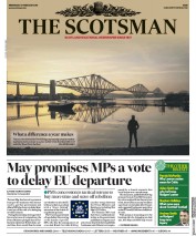 The Scotsman () Newspaper Front Page for 27 February 2019
