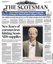 The Scotsman () Newspaper Front Page for 27 February 2020