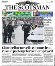 The Scotsman () Newspaper Front Page for 27 March 2020