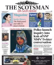 The Scotsman () Newspaper Front Page for 27 April 2019