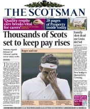 The Scotsman () Newspaper Front Page for 27 June 2013