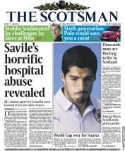 The Scotsman () Newspaper Front Page for 27 June 2014