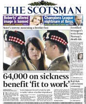 The Scotsman () Newspaper Front Page for 27 July 2011