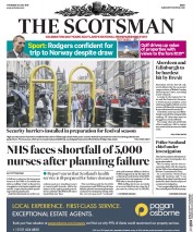 The Scotsman () Newspaper Front Page for 27 July 2017