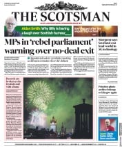 The Scotsman () Newspaper Front Page for 27 August 2019