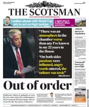 The Scotsman () Newspaper Front Page for 27 September 2019