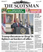 The Scotsman () Newspaper Front Page for 28 October 2019