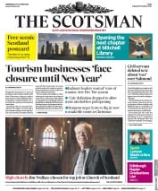 The Scotsman () Newspaper Front Page for 28 October 2020