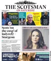 The Scotsman () Newspaper Front Page for 28 November 2020