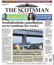 The Scotsman () Newspaper Front Page for 28 December 2018
