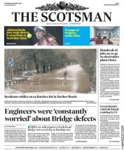 The Scotsman () Newspaper Front Page for 28 January 2016