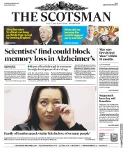 The Scotsman () Newspaper Front Page for 28 March 2017