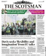 The Scotsman () Newspaper Front Page for 28 August 2017