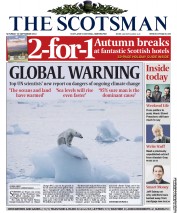 The Scotsman () Newspaper Front Page for 28 September 2013