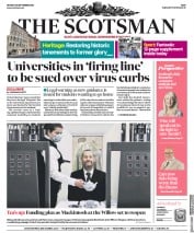 The Scotsman () Newspaper Front Page for 28 September 2020