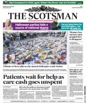The Scotsman () Newspaper Front Page for 29 October 2018
