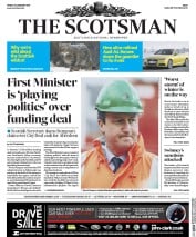 The Scotsman () Newspaper Front Page for 29 January 2016