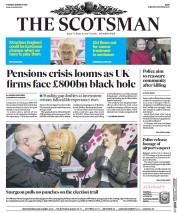 The Scotsman () Newspaper Front Page for 29 March 2016