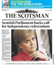 The Scotsman () Newspaper Front Page for 29 March 2017