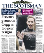 The Scotsman () Newspaper Front Page for 29 May 2014