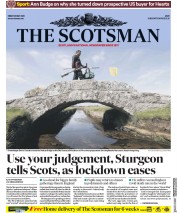 The Scotsman () Newspaper Front Page for 29 May 2020