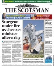 The Scotsman () Newspaper Front Page for 29 June 2018