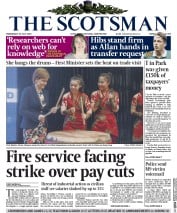 The Scotsman () Newspaper Front Page for 29 July 2015