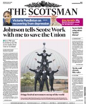 The Scotsman () Newspaper Front Page for 29 July 2019