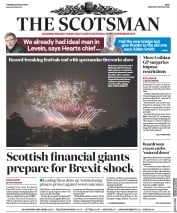 The Scotsman () Newspaper Front Page for 29 August 2017