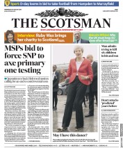 The Scotsman () Newspaper Front Page for 29 August 2018
